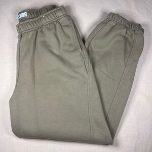 FLX Womens Olive Green Fleece Jogger Sweatpants High Waisted Size‎ Medium